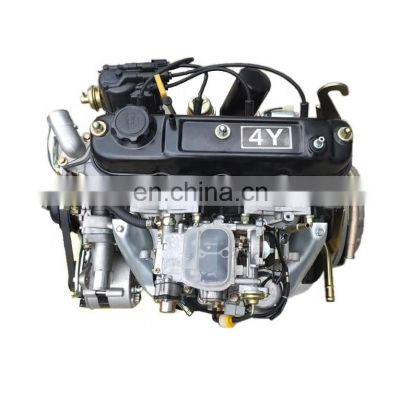 Hot sale 76kw 4600rpm 2.2L 4 cylinders toyata  4Y EFI truck engine