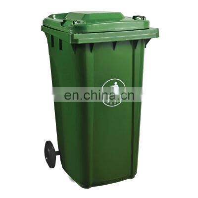 China Supplier Outdoor 240L Dustbins Plastic Garbage Waste Bins, Trash Bin, Trash Can For Sale