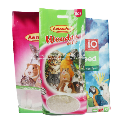 25kg 50kg PP Laminated Red Striped Polypropylene Woven Bag for Rice Seed Feed photo-3