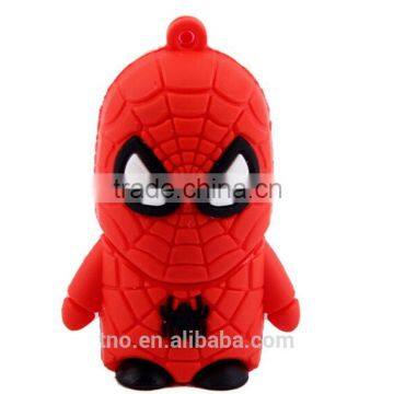 Custom usb flash drive spider man pendrive 32gb64gb wholesale alibaba