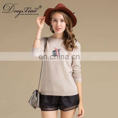Manufacturer Sweater Pullover XXL Thin Intarsia Women Cashmere Sweaters photo-5