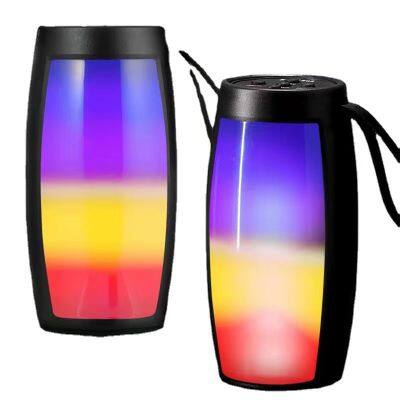 ZQS Dazzling Bluetooth Outdoor Speaker Mini Longer Playtime Bt 5.0 Speaker Portable Wireless For Party Beach Camping