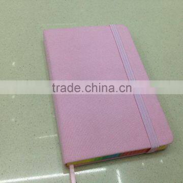 Cloth Material Cover Notebook With Logo Embossing photo-2