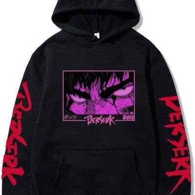 Anime Berserks Hoodies Manga 3D Printed Sweatshirt Long Sleeve Pullover Casual Sportswear Top