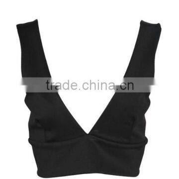 2015 China Manufacturer Customized the Latest Design Plunge Scuba Sport Bralet Top photo-4