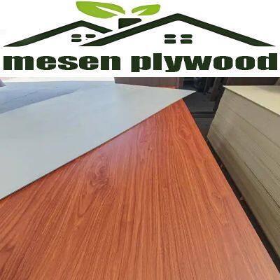 3-18mm Wooden Paint-Free Board Multi-Layer Plywood Ecological Board Linyi Mesen Melamine Plywood photo-1