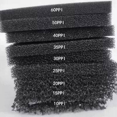 Open Cell Reticulated Foam With Acoustic Transparency in Black Color for Speaker System and Loudspeakers