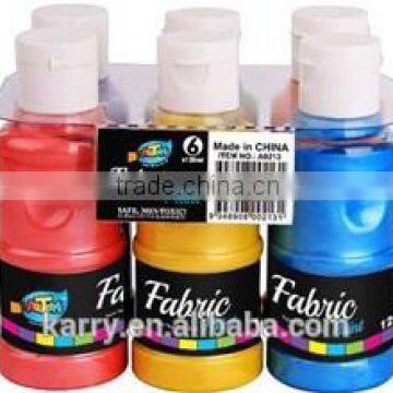 6ct*120ml Fabric Paint A0213