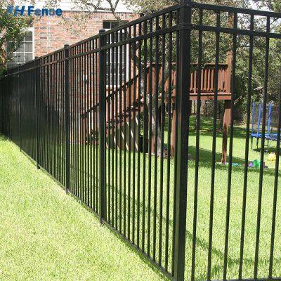 6 футов термообработанной углеродистой стали, покрытой порошковой краской, современный защитный забор, трехмерный экологически чистый, защищенный от грызунов, водонепроницаемый, легко устанавливаемый на участках