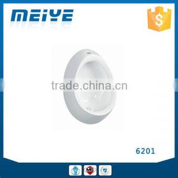 6201 Wall-mounted Ceramic White Quality Urinal, Egg Shaped Urinal, Splash-free Surface and Easy-to-mountain Performance                        
                                                Quality Choice