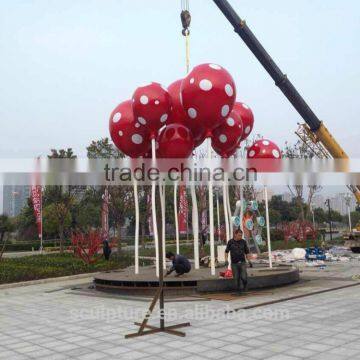 Modern Large Stainless steel Arts Sculpture for garden decoration