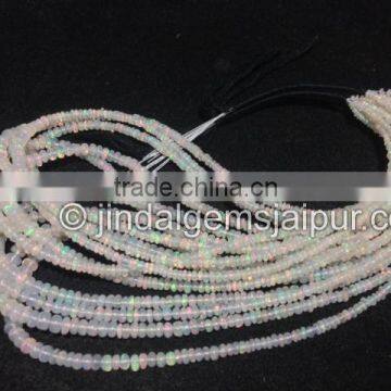 Wholesale Ethiopian Opal Smooth Roundelle Beads