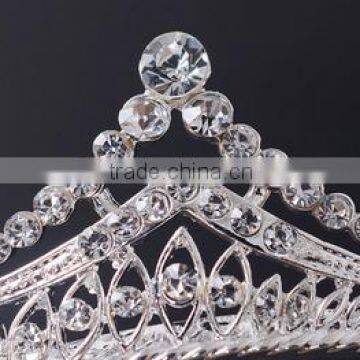 Custom Rhinestone Crystal Large Beauty Pageant Crowns & Tiaras Miss World Tiaras photo-3