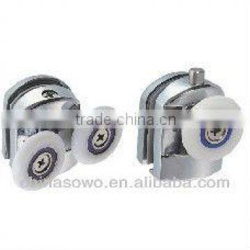 Shower sliding door pulley