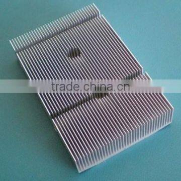 China leading manufacturer 6000 series clear anodized aluminum heatsink with cnc machining