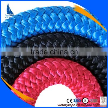 colored mooring dock line braided nylon polyester rope cord for marine