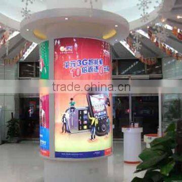28mm depth slim curved LED light box with silk screen LGP
