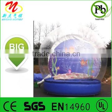 Giant inflatable snow globe ball dome for weddings, road shows, product launches