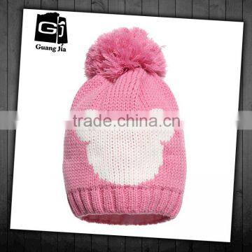 Wholesale free knitting patterns knitted animal hat