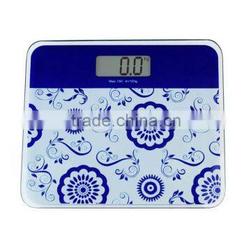 glass digital bathroom scale