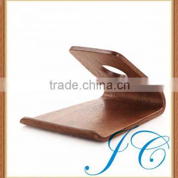 Hot sale special design desktop wooden ring phone holder for gifts