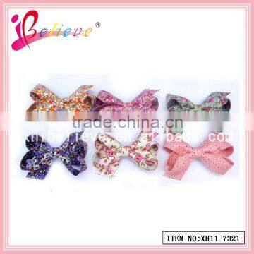 2015 Fashionable customized handmade printed ladies hair grips