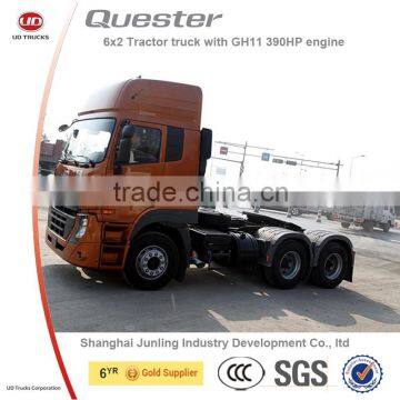 UD quester 6x4 heavy duty tractor truck payload 50ton dimension for sale