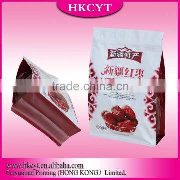 Aluminum Foil Material and Snack Use colored zip lock food plastic packaging bags