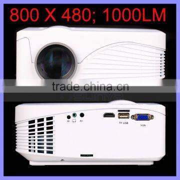 800 x 480 Native Resolution 800:1 Contrast Ratio X9 Projector 1000 Lumens Mini LED Projector