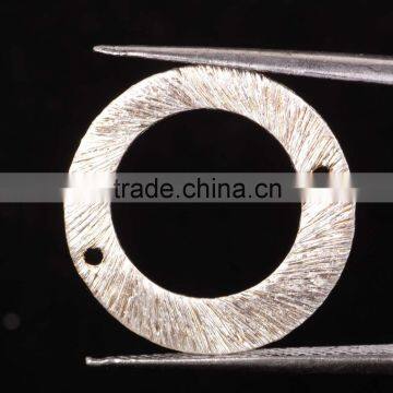 Round Shape 925 Solid Sterling Silver Links Wholesale Beads