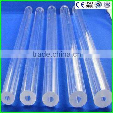 Superior Purity Edge Grinded Quartz Glass Tube