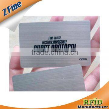 Metal VIP magetic stripe card first-class business card/name card High quality high-end