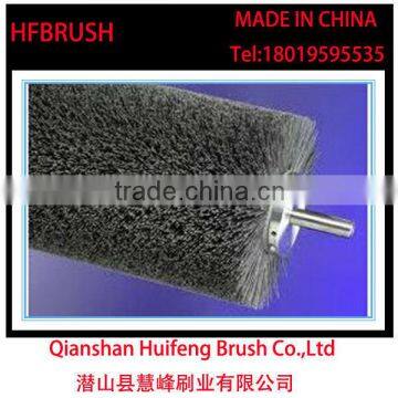 Wire brush roller for polishing