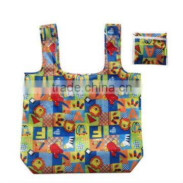 2016 Promotional Nylon/polyester Foldable Shopping Bag in Pouch- Union Jack Quality Choice