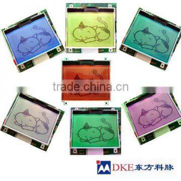 COG LCD Module w/ 7colors LED Backlight