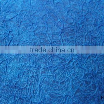 blue color stone-vein effect handmade wrapping paper