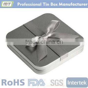 Gift Box with Bowtie, Tin Gift Box