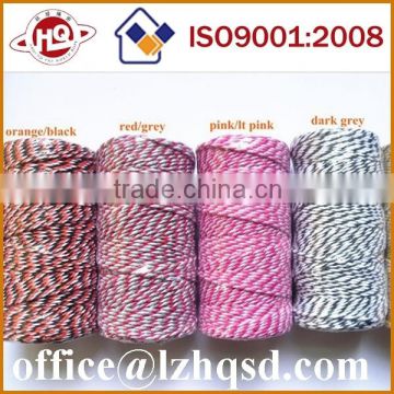 High quality colored cotton bakers twine rope for sale