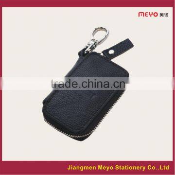 2015 New Commercial Promotional Customized Made Genuine Leather Zipper Key Wallet MEYOKW136c photo-2