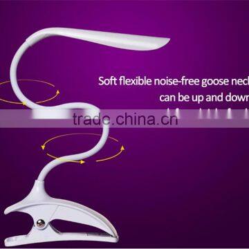 Gift JK-853C USB Power White Color LED Table Light Clips Reading Lights With Flexible Tube Desk Bed Lighting photo-4