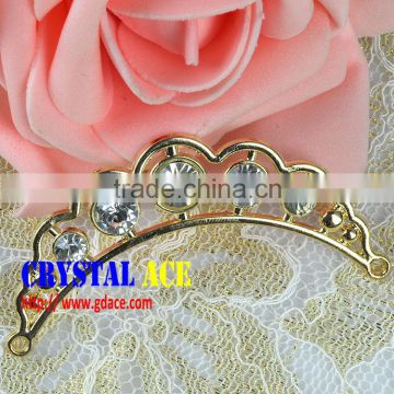 Elegant rhinestone high heel buckle,metal buckle for high heel decoration