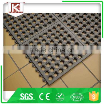 Anti fatigue interlock rubber mats for industry