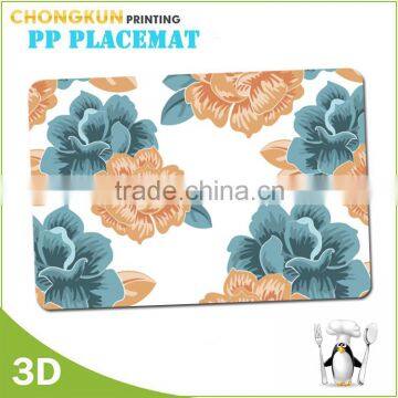 Eco-friendly UV Printable Promotion PP Recycled Plastic Placemats