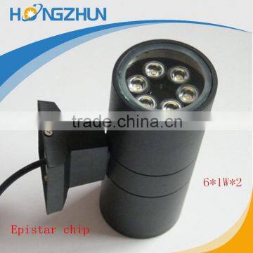 China manufacturer Zhongshan led light up&down 6w warm light