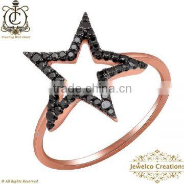 Star Gold Ring Jewelry, 14K Gold Ring Jewelry, Star Diamond Ring Gold Jewelry, Handmade Jewelry, Designer Gold Ring Jewelry