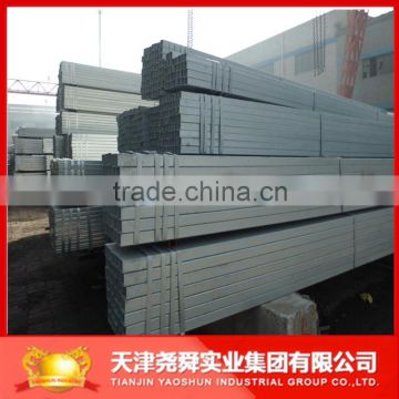 Grade D Pregalvanized rectangular / square steel pipe / tubes / hollow section YAOSHUN