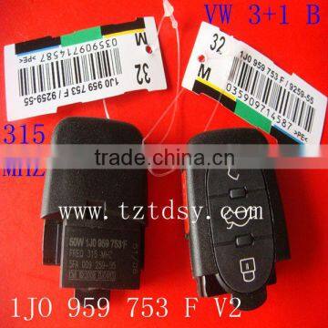 Tongda key remote vw. original remote key( 1JO 959 753F) V2 315MHZ