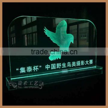 green color led edge lit signs, Custom Edge Lit Acrylic Signs