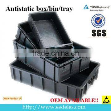 Anti-static Bin Available without Lid Cover ESD Box 585x405x175mm