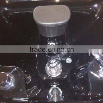 Synthetic Leather Material and Hair Salon Furniture Type Hydraulic Shampoo Backwash Bowl and Chair photo-3